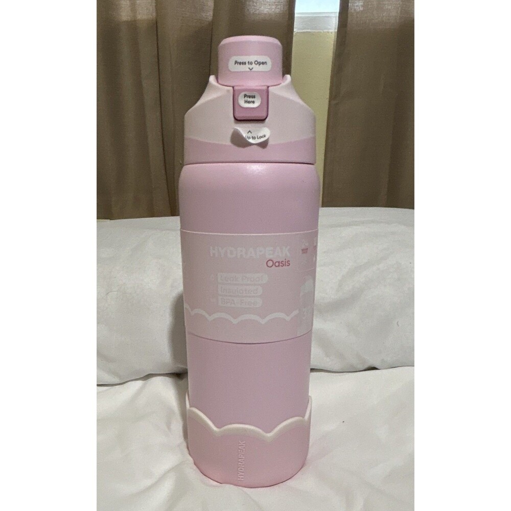 HydraPeak Oasis 32 oz Stainless Steel Insulated Leakproof BPA-Free Lifetime